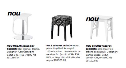 URBAN scaun bar + INGOLF taburet