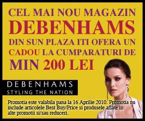 Oferta speciala la Debenhams