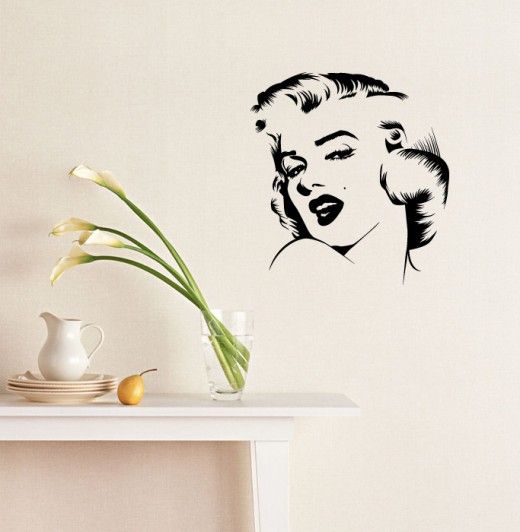 Autocolant perete Marilyn Monroe