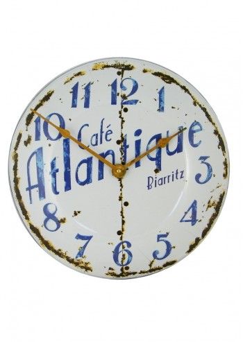 Roger Lascelles, French Biaritz Enamel Clock