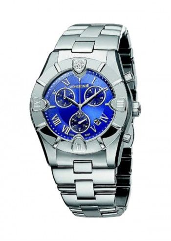 Roberto Cavalli, Woman Diamond Chronograph Blue Dial Watch