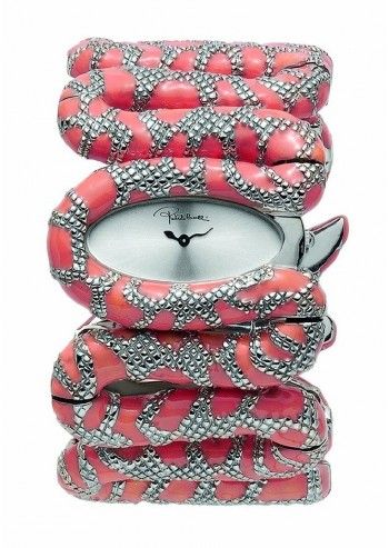 Roberto Cavalli, Woman Cleopatra Pink&Silver Watch