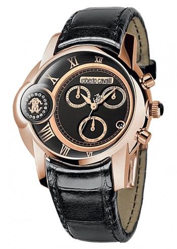 Roberto Cavalli, Man Arthur Black&Cooper Chronograph Watch