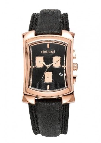 Roberto Cavalli, Unisex Surreal Cronograph Black Watch