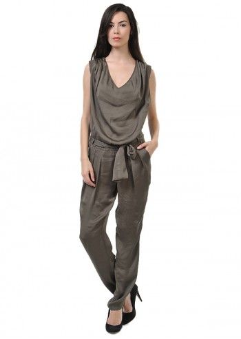 Tru Trussardi, Clara Khaki Jumpsuit