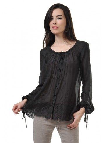 Trussardi Jeans, Misha Black Blouse