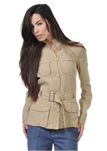 Trussardi Jeans, Sahariana Beige Jacket