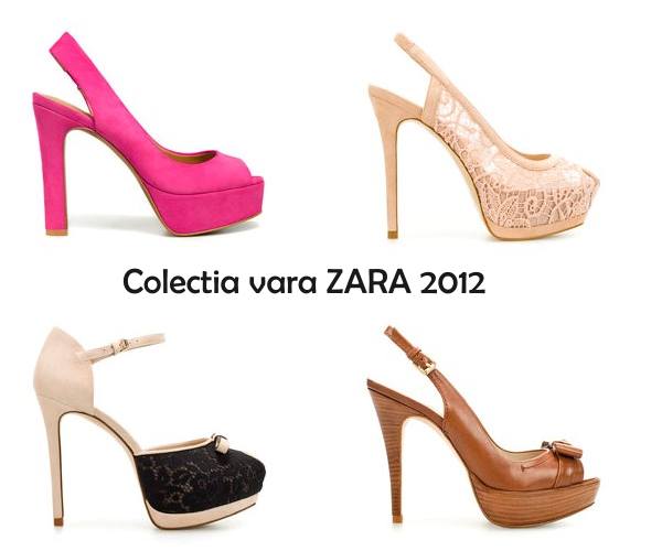 Colectia pantofi platforma Zara 2012