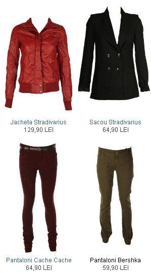 Jachete, pantaloni Zara, Bershka
