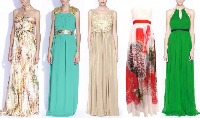 Rochii lungi pentru o nunta de vara