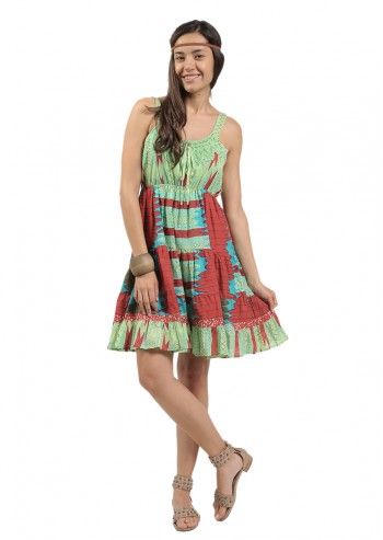 Rochie hippie multicolora